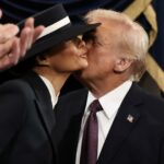 Le saisissant no kiss entre Donald et Melania