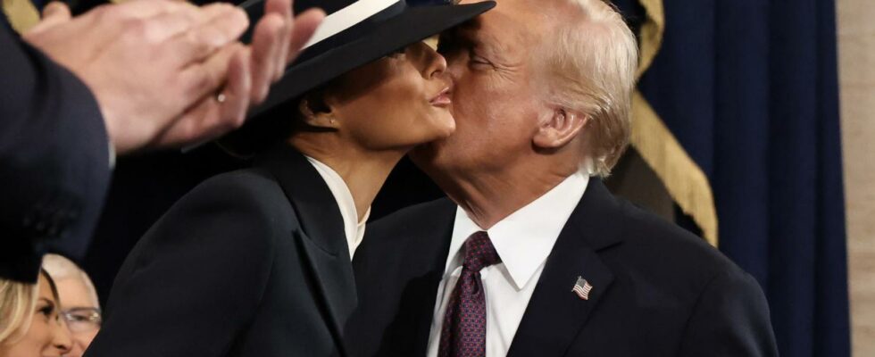 Le saisissant no kiss entre Donald et Melania