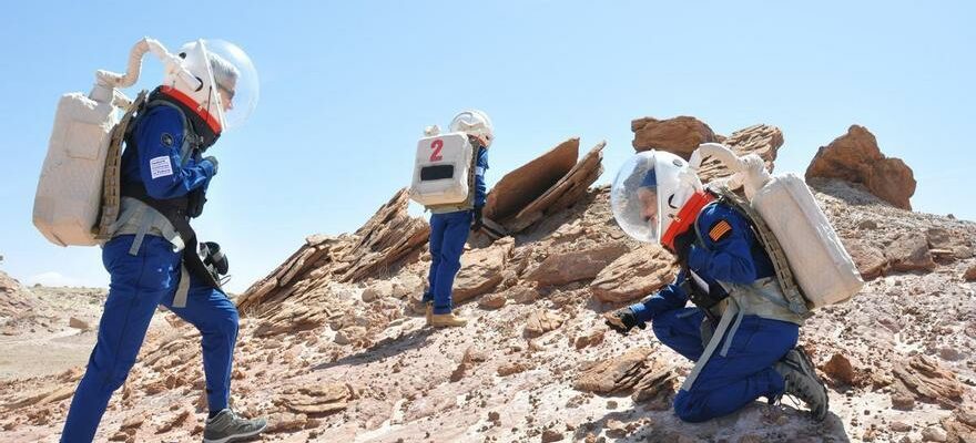 Les astronautes de lhypatie de la mission catalane etudieront les