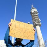 Les habitants dHispanidad protestent contre loperation durbanisme du skate park