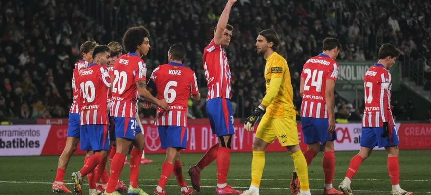 Les remplacants de lAtletico sont daccord avec Simeone et depassent