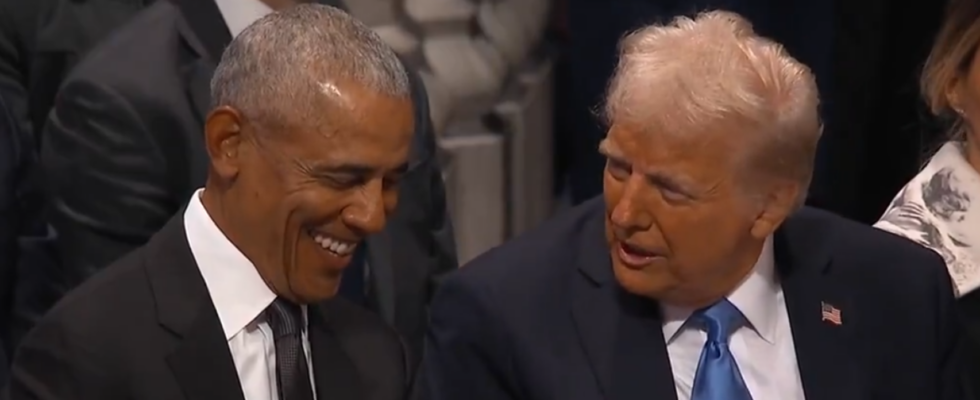 Lharmonie entre Trump et Obama eclipse leur rencontre avec Harris