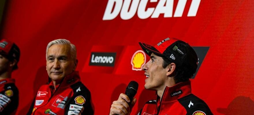 Marquez sest presente chez Ducati avec lhumilite dun ragazzino cest