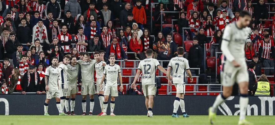 Osasuna invalide le retour de lAthletic et le champion abandonne