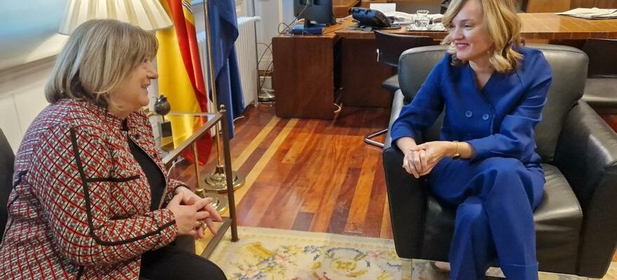 Pilar Alegria et Tomasa Hernandez celebrent une rencontre bilaterale axee