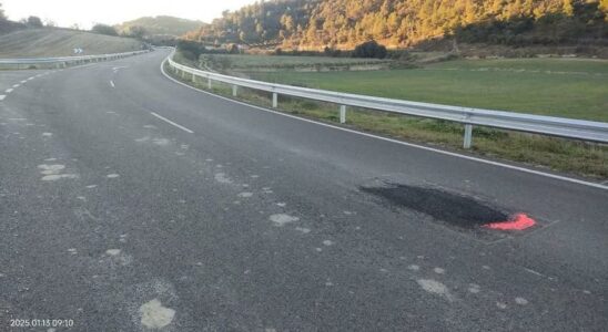 Un automobiliste meurt a cause dun nid de poule a Castejon de