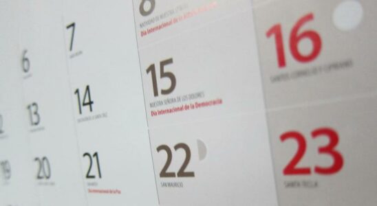 Voici comment le calendrier de travail sera distribue