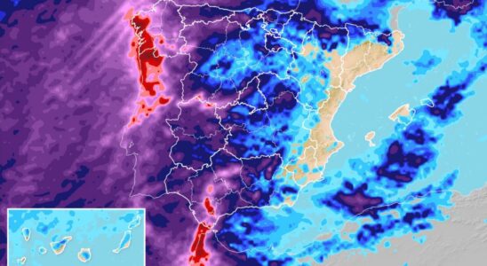 annonce un effondrement thermique et de fortes tempetes