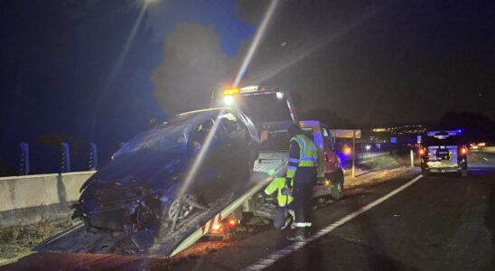 deux conducteurs dans un etat grave apres avoir subi une