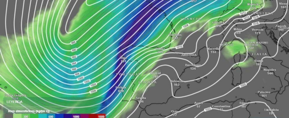 fortes pluies chutes de neige et vent dans ces zones