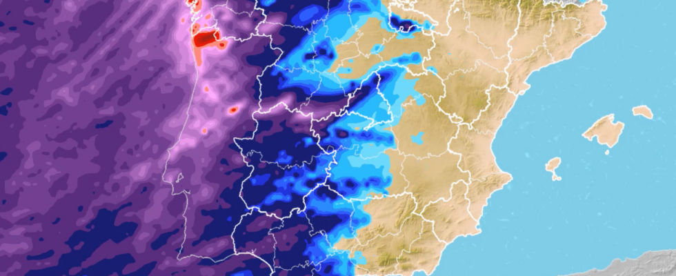 fortes pluies et rafales de vent dans ces zones