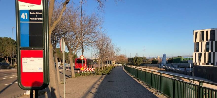 Bus de Zaragoza Les voisins de Rosales Del Canal