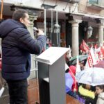 CCOO et UGT se manifestent contre PP et VOX apres