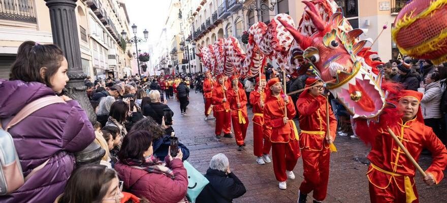 Celebration de la nouvelle annee chinoise a Zaragoza