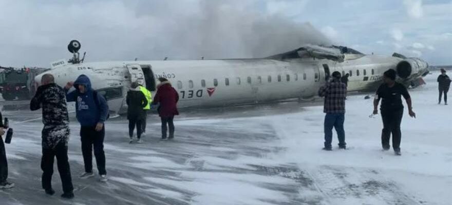 Crash davion du Canada Un avion passager subit un