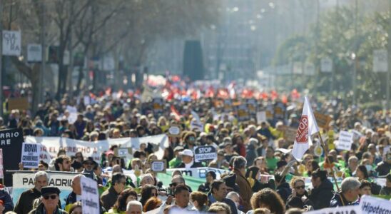 Des milliers de personnes marchent a Madrid pour le droit