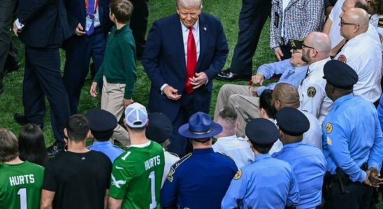 Donald Trump Super Bowl Trump a recu entre les