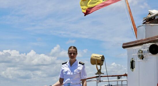 La princesse Leonor arrive a Salvador de Bahia sur la