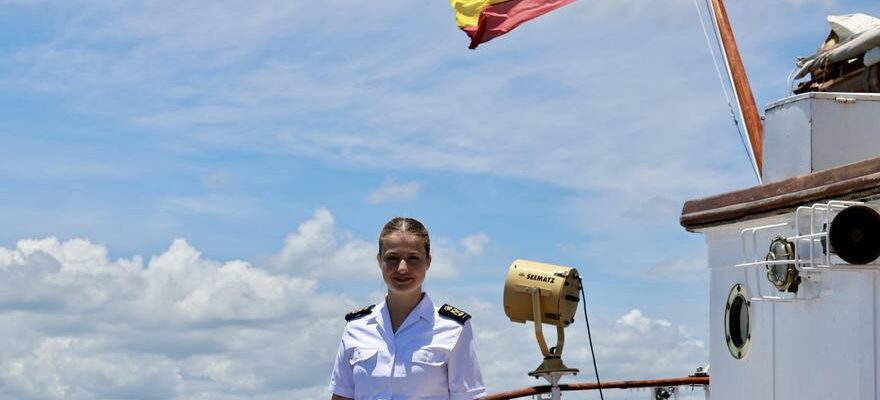 La princesse Leonor arrive a Salvador de Bahia sur la