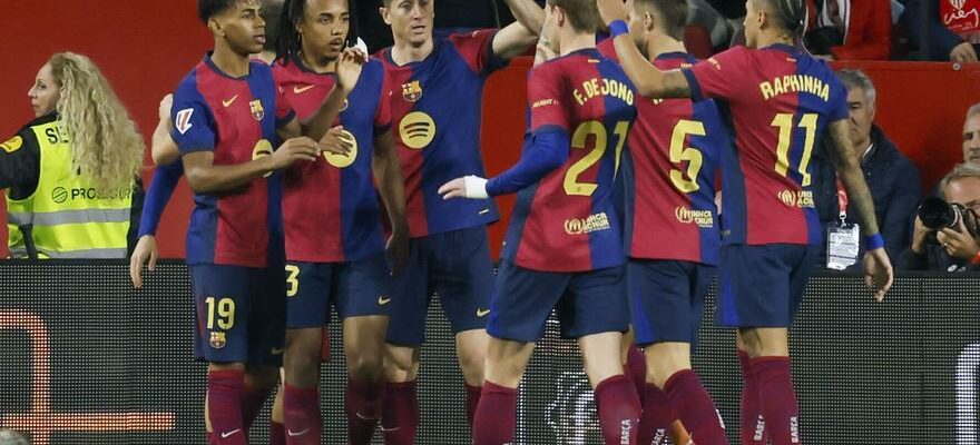 Laliga Sevilla FC Barcelone en images