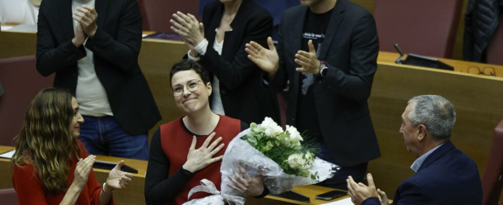 Lancienne vice presidente de Valencian Aitana Mas revient au Parlement de