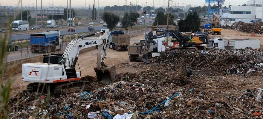 Le Dana laisse plus de 800 000 tonnes de dechets