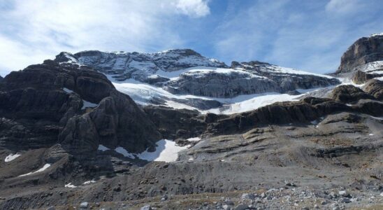 Le glacier perdu du Monte dans les Pyrenees presque disparu