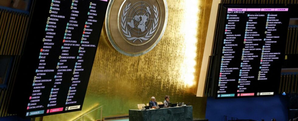 Les Etats Unis votent contre la resolution des Nations Unies qui