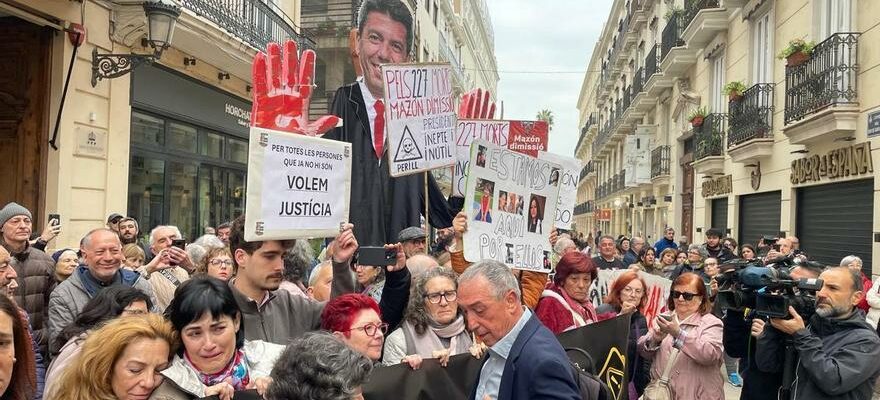 Les victimes de la protestation de Dana contre Mazon avant