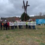 Les voisins des bassins minieres vont dans la rue pour