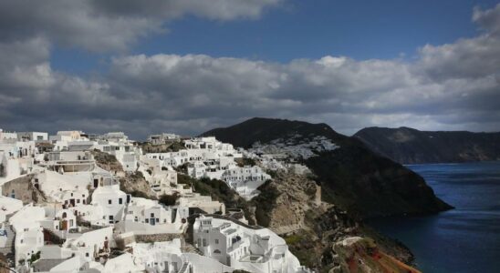 Lile grecque de Santorin a enregistre deux forts tremblements de