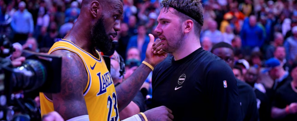 Luka Donci se rend chez les Lakers avec LeBron James