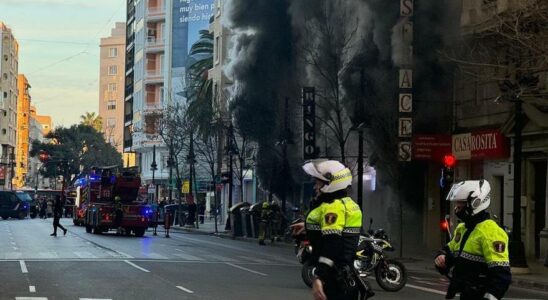 Un incendie calcine un bingo au centre de Valence