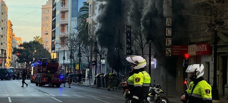 Un incendie calcine un bingo au centre de Valence