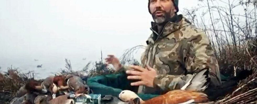 Une video de Donald Trump Jr Hunting Ducks dans le