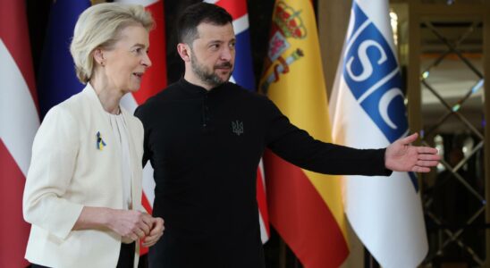 Von der Leyen annonce a Kiev un paiement de 35