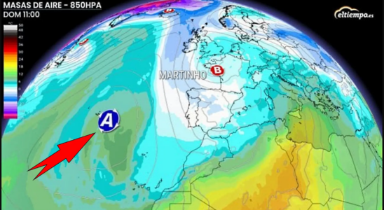 AEMet definit la fin des pluies avec des hauts a