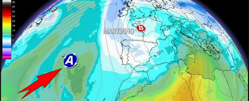 AEMet definit la fin des pluies avec des hauts a