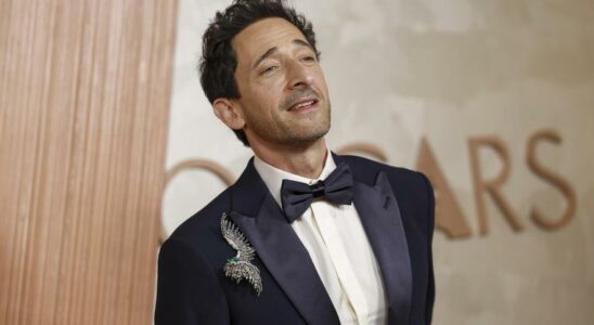 Adrien Brody vainqueur des Oscars du meilleur acteur 2025 pour