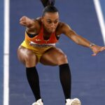 Ana Peleteiro accroche la medaille de bronze en triple saut