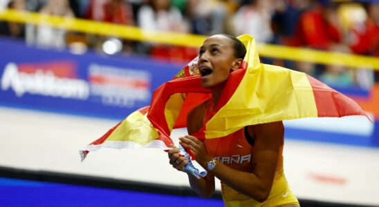 Ana Peleteiro remporte la medaille dor en triple saut dans