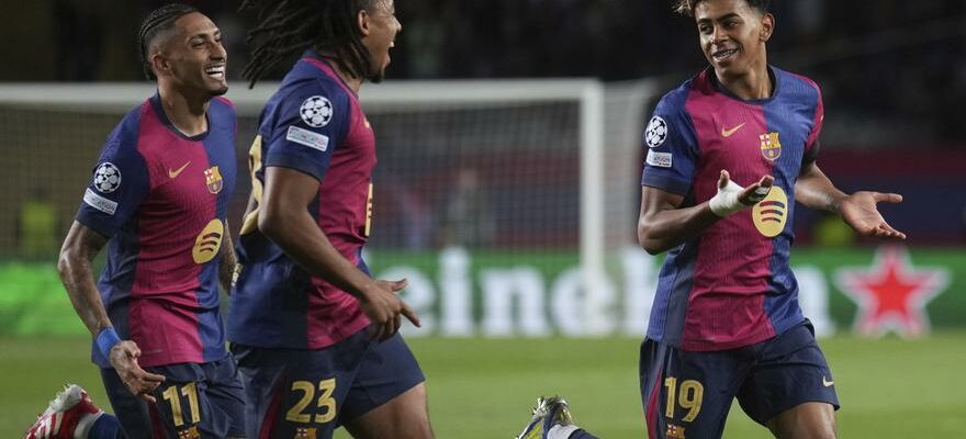 Barca de Lamine Yamal vole en Ligue des champions