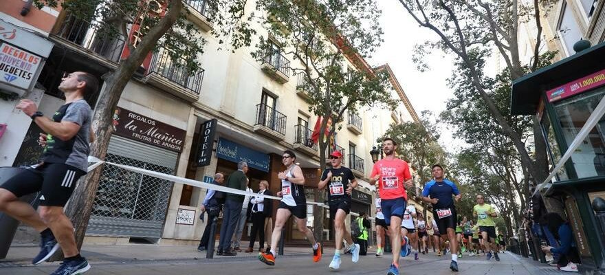 Bus de marathon du milieu zaragoza