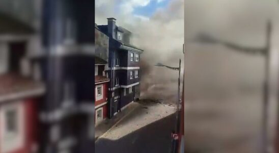 Explosion du batiment des Asturias Entre les cris et