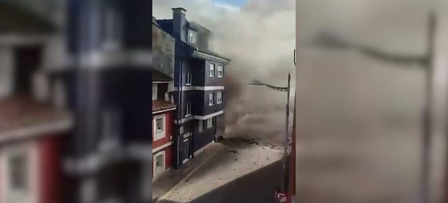 Explosion du batiment des Asturias Entre les cris et