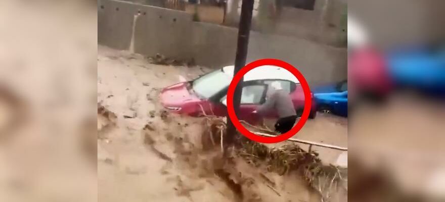 Gran Canaria Rescue Flood Un voisin sauve a Extremis