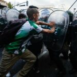 Images choquantes dune manifestation en Argentine qui termine plus de