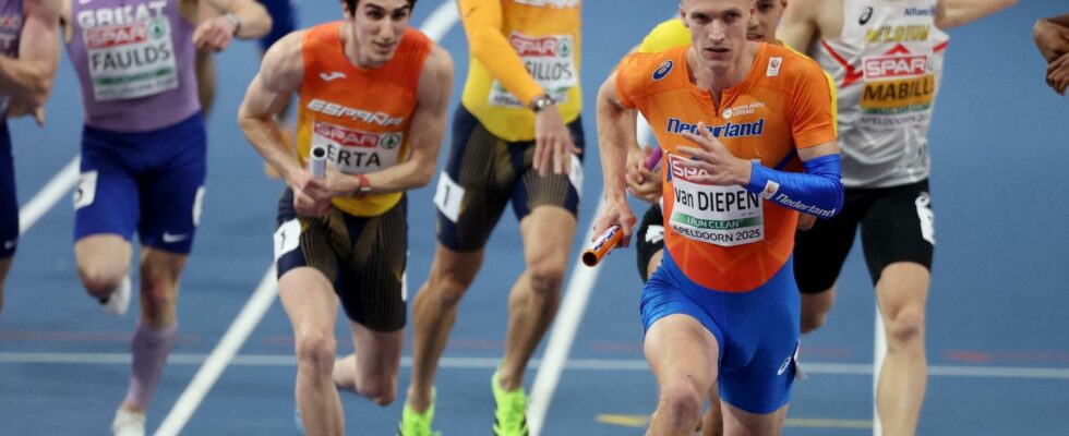 LEspagne obtient la medaille dargent en males 4x400 dans lathletisme