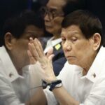 Lancien president des Philippines Rodrigo Duterte pour une ordonnance de