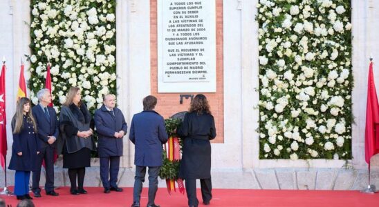 Madrid Honor ce mardi sous la pluie aux victimes de